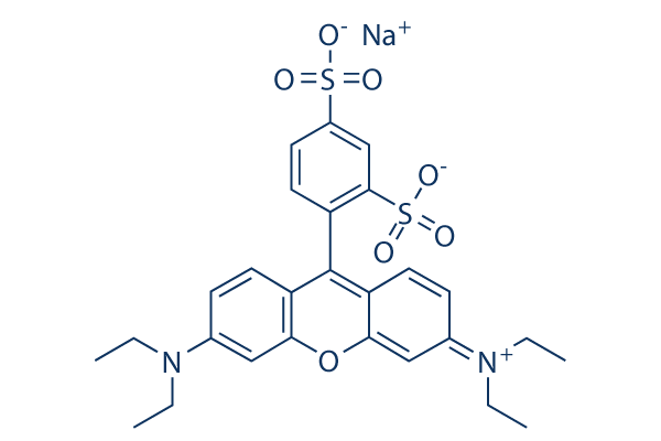 Sulforhodamine B sodium salt Structure